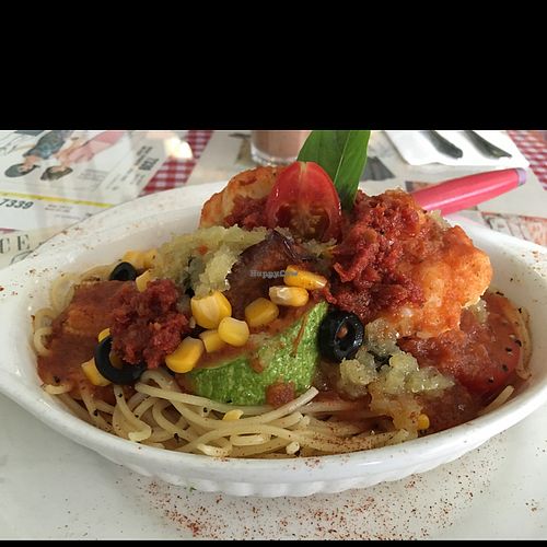 ";I Say Tomato"; Pasta at Veggie4Love in Hong Kong Island
