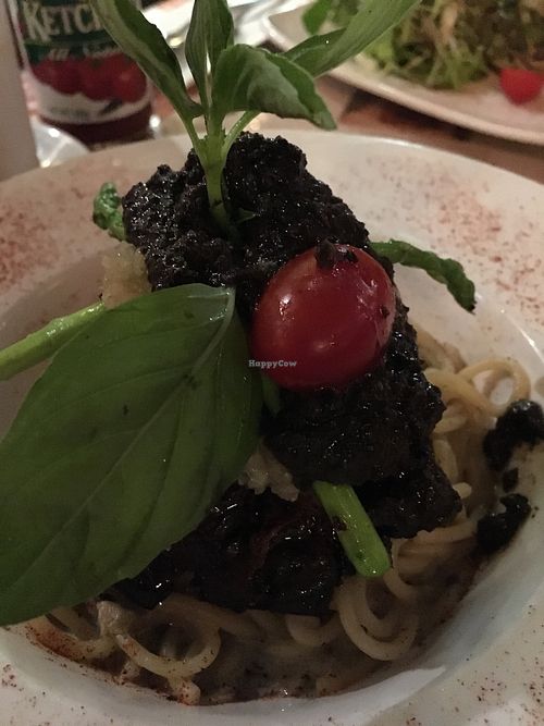 Truffle Portobello Spaghetti  at Veggie4Love in Hong Kong Island