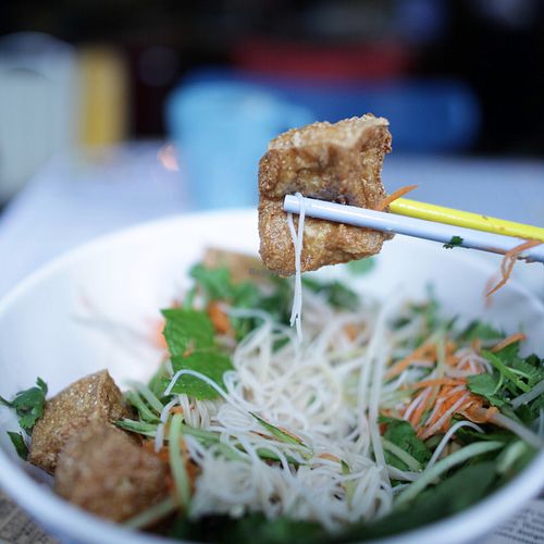 Crispy tofu  at Veggie4Love in Hong Kong Island