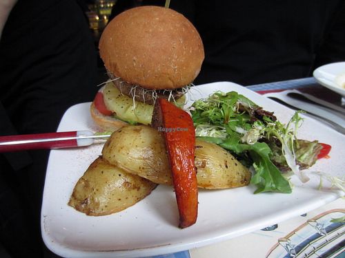burger at Veggie4Love in Hong Kong Island