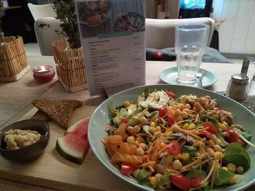 Tasty and healthy salad at Loela Vlaardingen at Loela in Vlaardingen