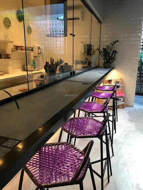 Side seating at Christal Café in Recife