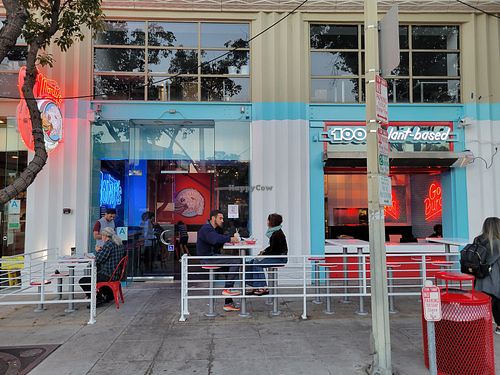 Outside at Monty's Good Burger - Culver City in Culver City