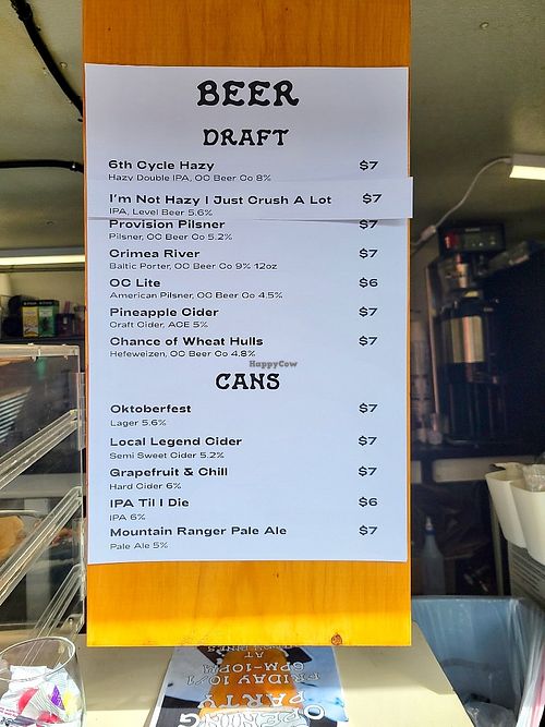 Beer at Better Together Beer and Coffee Cart in Portland