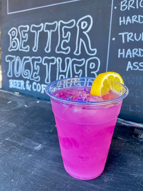 Lavender Lemonade  at Better Together Beer and Coffee Cart in Portland