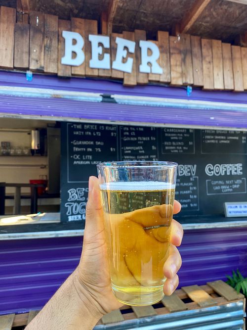 Ice Cold Beer at Better Together Beer and Coffee Cart in Portland