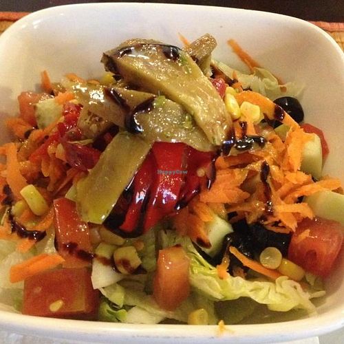 roast veg salad at Vegetariano El Calafate in Malaga