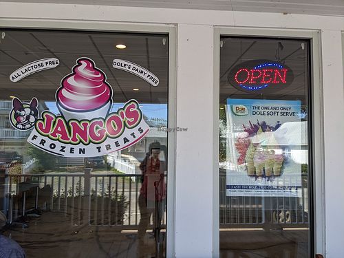 Outside at Jango's Frozen Treats in North Beach