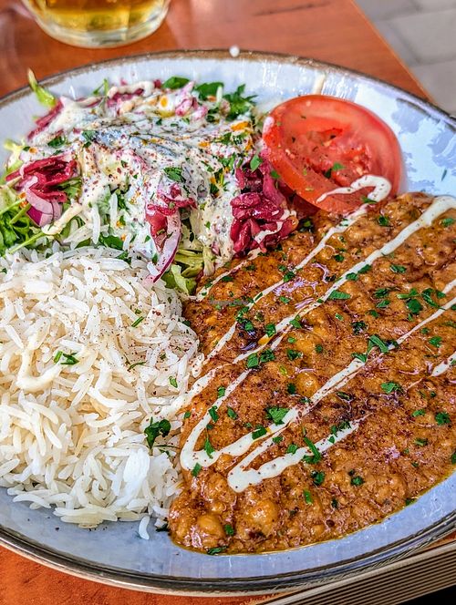 Bean dish at Gaia Kitchen in Vienna