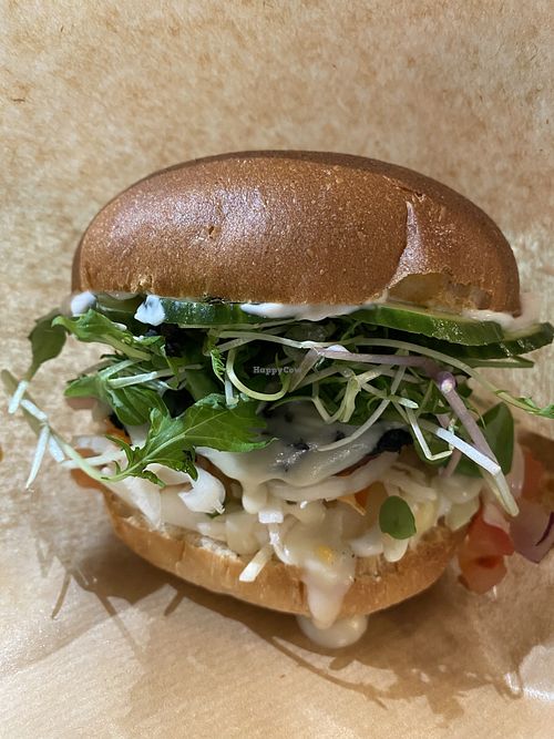 Magical mushs -hampurilainen
Yrttimarinoitua portobelloa, sinivuustokastiketta, tryffelimajoneesia ja raikasta kurkkusalaattia #Veganuary at Junk y Vegan - Kallio in Helsinki