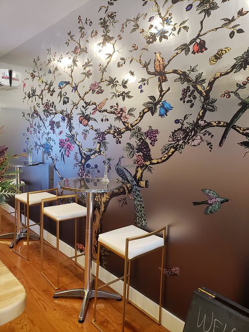 Wallpaper at Secret Vegan Cafe in Kingston