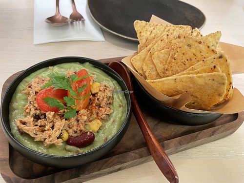 Omni tuna nachos at Green Common Nexxus in Hong Kong Island