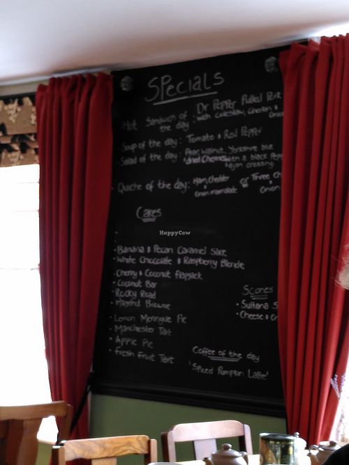 Specials board at Lutt & Turner in Malton