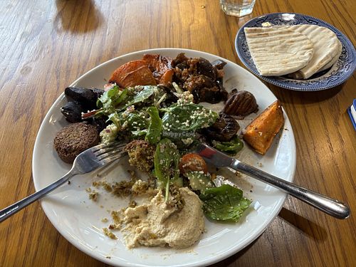 Mezze  at Aladdin's Cafe in North London
