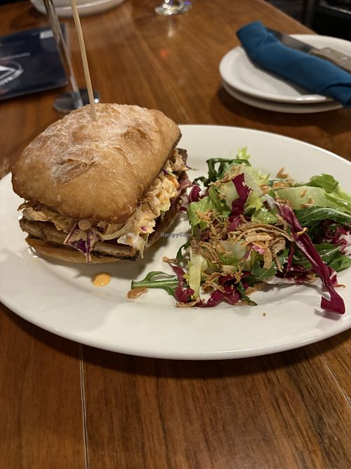 Gochujong tofu sandwich   at Swiftwater Brewing Co in Rochester