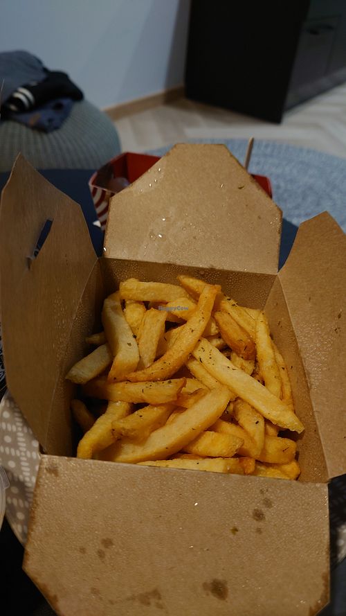 French fries with seasoning at EATERY in Athens