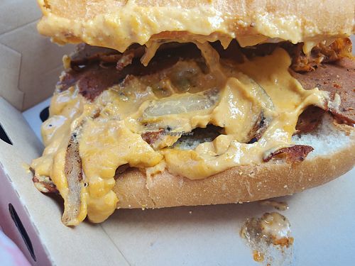 Cheesesteak at The Smokin' Onion in Asheville