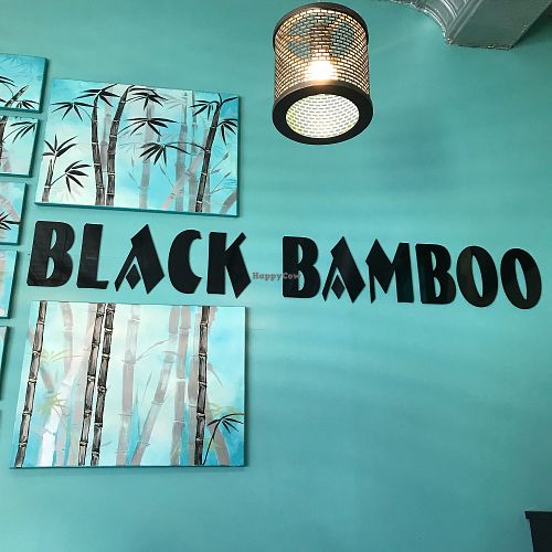 Wall art at Black Bamboo in West Hartford