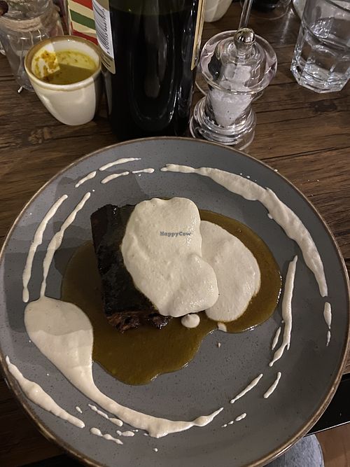 Amazing sticky pear pudding at Black Leaf in Manchester