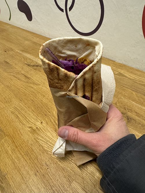 Vebap kebab wrap #Veganuary at Vebap in Warsaw