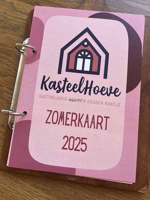 Nieuwe zomerkaart  at Kasteelhoeve in Geldrop