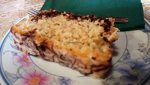 Vegan coconut cake at The Blitz Tearoom in Weston-super-mare