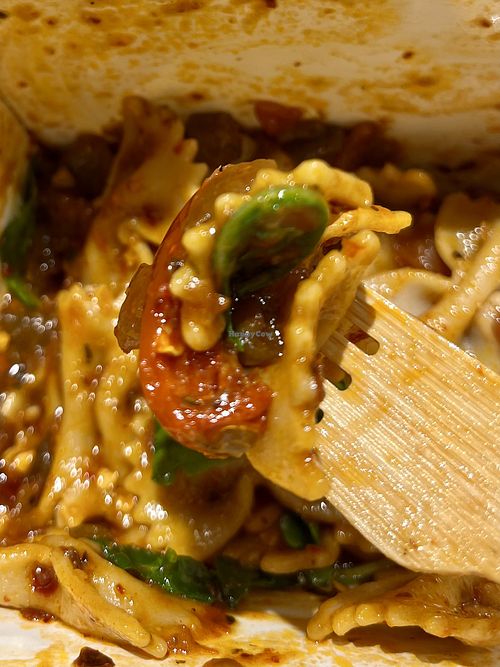 Farfalle Arrabiatta  at Julia's in Utrecht