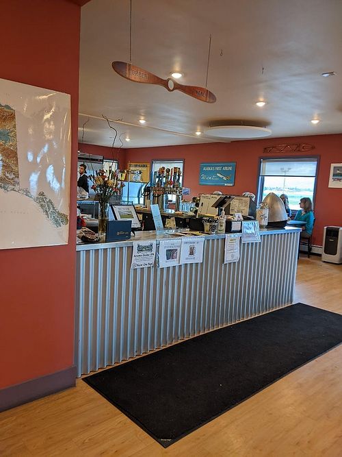 Order at the counter at East Ramp in Fairbanks