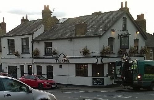Outside at The Oak in Bromley