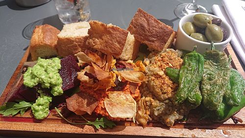 Mixed platter at Wilding in Salisbury