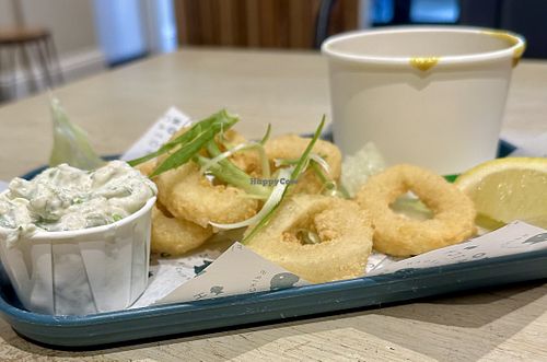Calamari with tartare   at The No Catch Co in Brighton