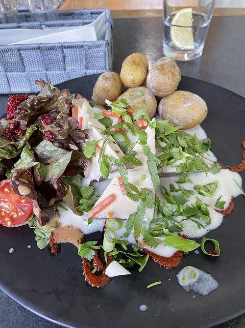 Tofu steak at Mundvoll in Berlin