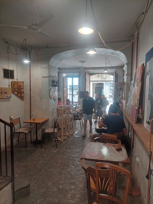 Inside at Miga de Nube in Mallorca