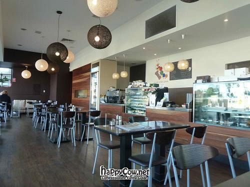 Inside the cafe at A Caterpillar's Dream Cafe in Kew