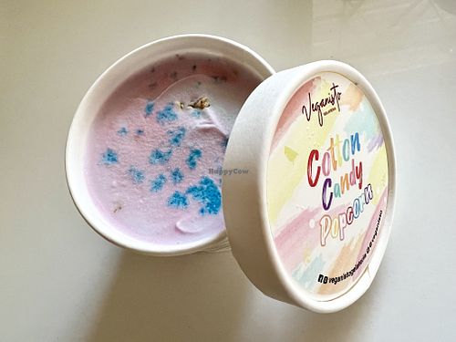 Cotton Candy Popcorn 🍿  #Veganuary at Veganisto in Bangkok