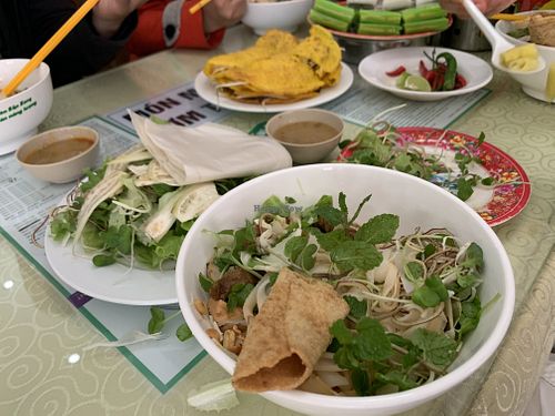 My Quang Noodle... So good! at Thuy in Da Nang