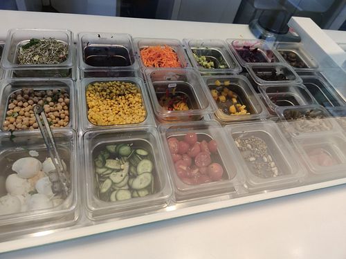 Ingredients at Salad Story - Prosta in Warsaw