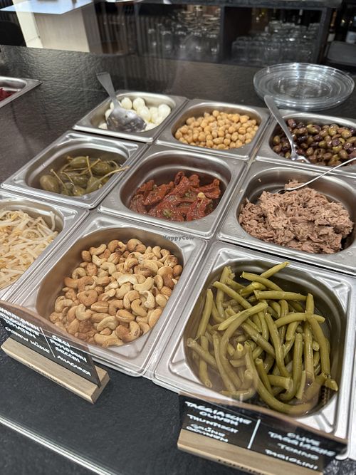 salad bar  at L‘ Insalatina in Merano
