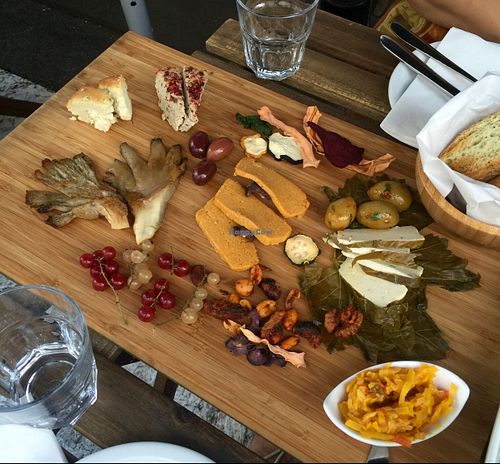 cheese board  at Tel Aviv Urban Food in Warsaw