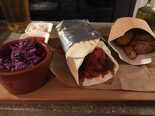 shawarma  at Tel Aviv Urban Food in Warsaw