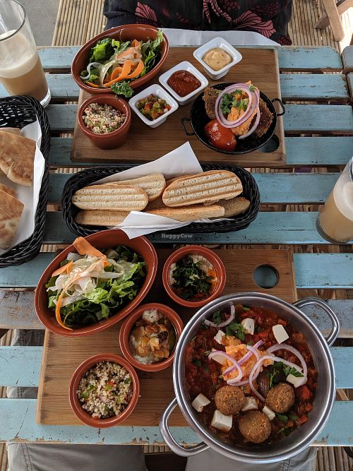 Tel Aviv set, and ... ?? at Tel Aviv Urban Food in Warsaw