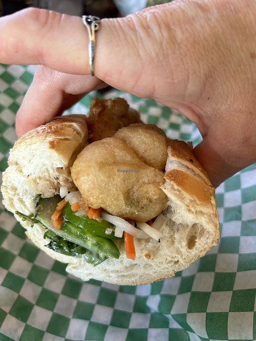 Tofu bahn mi   at Burly's in Sacramento