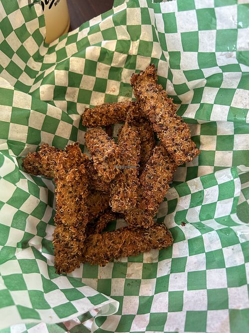 Quinoa fries   at Burly's in Sacramento