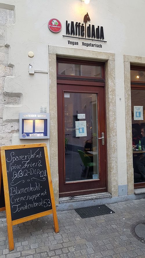 Outside at Dada in Regensburg