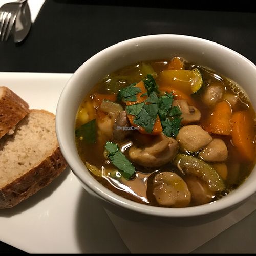 pacake soup (vegetable stew) at Dada in Regensburg