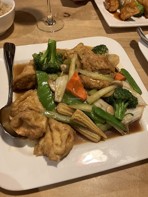 One of the veggie and tofu dishes (all so similar I lost track of what’s what)   at Jia Mei Asian Kitchen in Madison