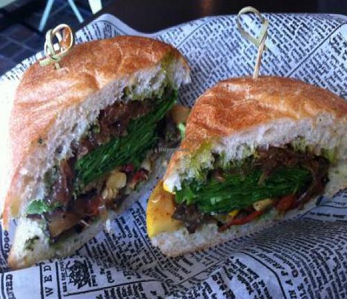 Ratatouille sandwich at Station 22 Cafe in Provo