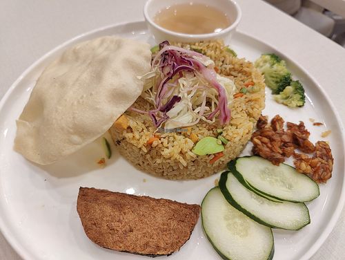 Sambal Petai fried rice at D'life 蔬食 - Somerset  in Central Singapore