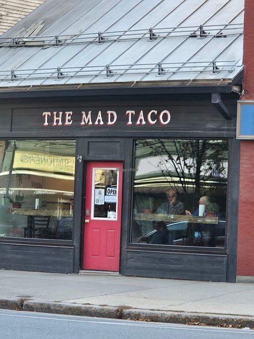 Across street from city hall. at The Mad Taco in Montpelier