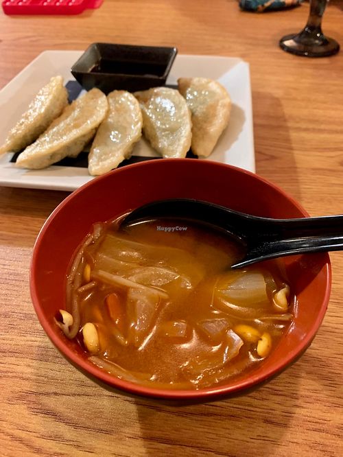 Spicy vegetable soup at Kabuki in Centerville